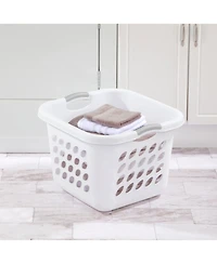 Sterilite Ultra 14 gal Square Plastic Laundry Basket w/Gripped Handles, (6 Pack)