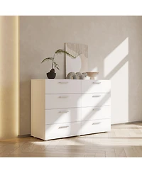 Slickblue 8-Drawer Double Dresser for Bedroom – Spacious and Stylish Storage Solution