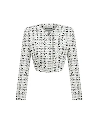 Nocturne Women's Tweed Crop Jacket