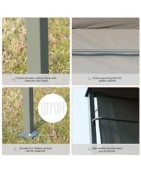 Slickblue Grill Gazebo Bbq Canopy for Outdoor Cooking and Shade