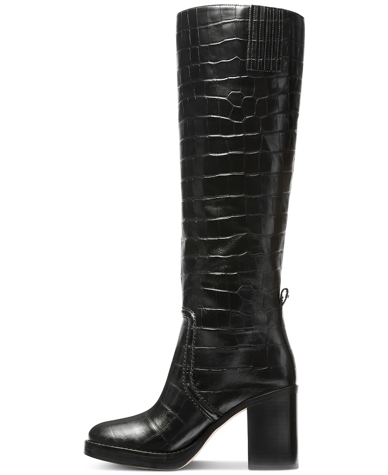 Michael Michael Kors Women's Hayden Croc-Embossed Boots
