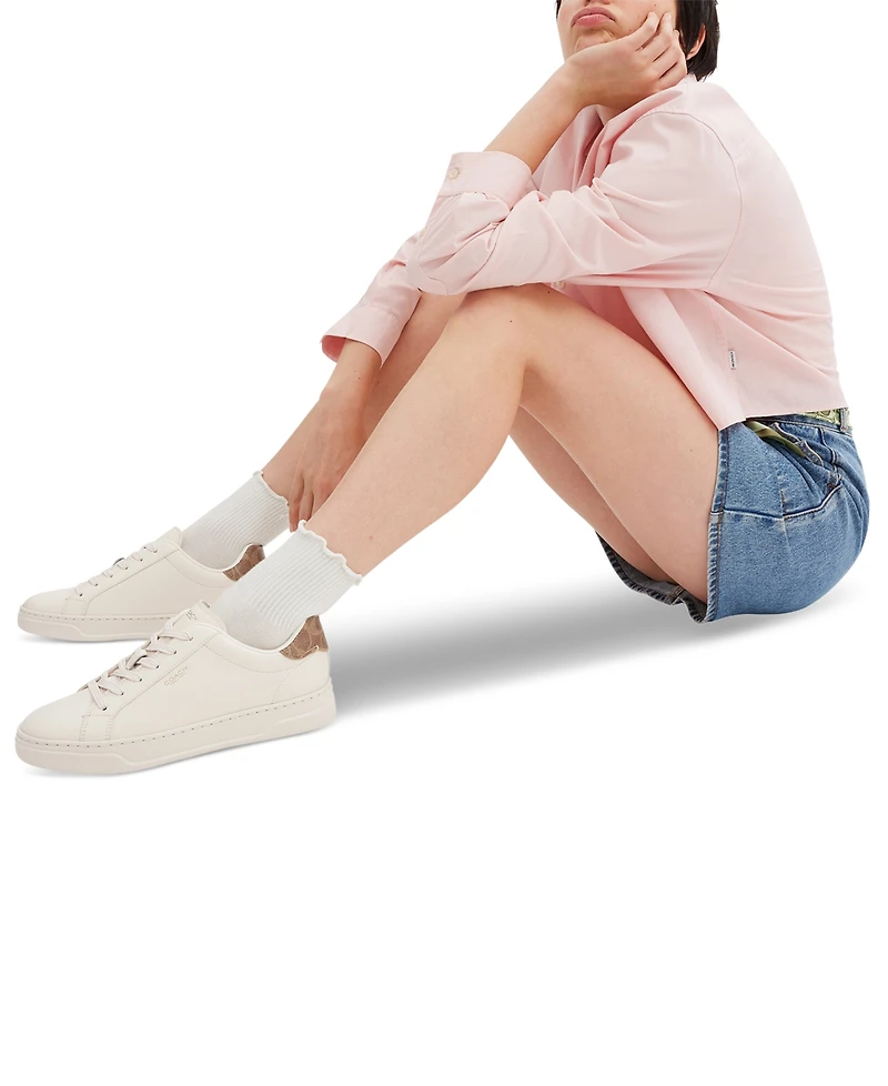 Coach Women's High Line Leather Sneakers