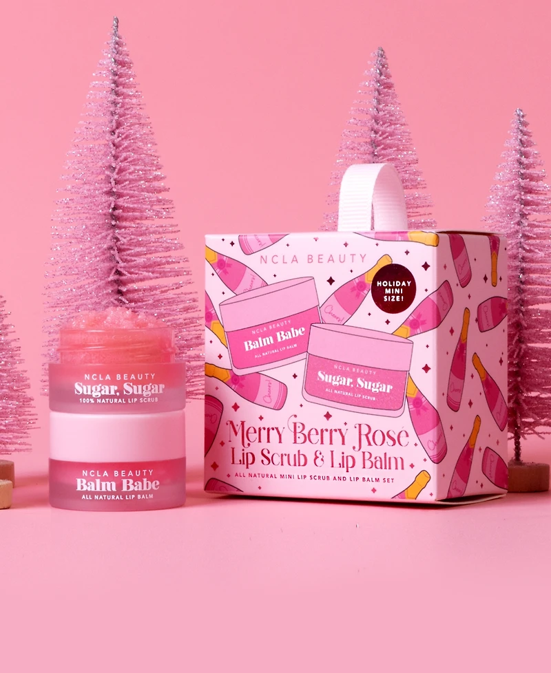 Ncla Beauty 2-Pc. Merry Berry Rose Lip Scrub & Lip Balm Ornament Set