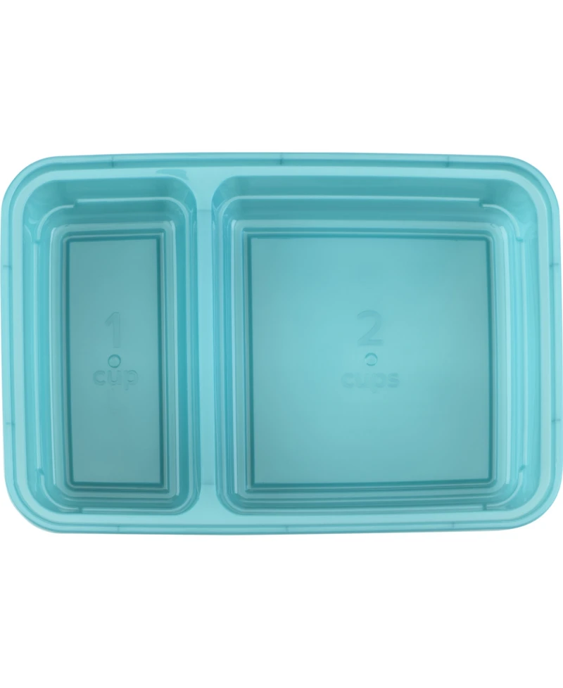 Good Cook Meal Prep Rectangle Two Compartment 30 Pack Container