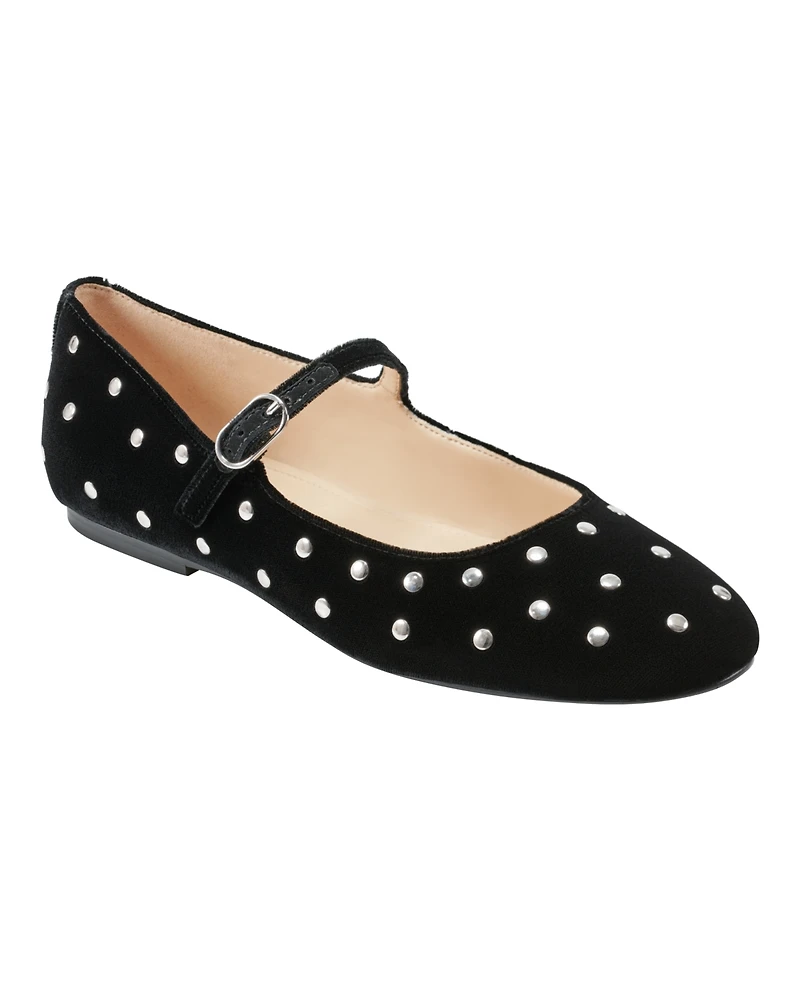 Marc Fisher Ltd Women's Elizza Dress Embellished Ballet Flats
