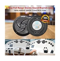 Pyle 5.25" Low-Profile Marine Speakers, Waterproof, 180 Watt