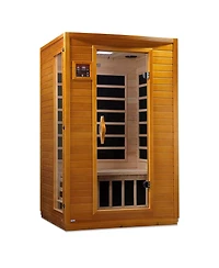 Dynamic Andora 2 Person Low Emf 6 Heating Panel Infrared Therapy Sauna with Bluetooth
