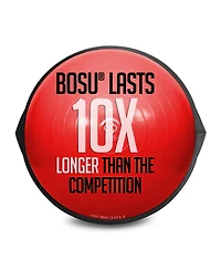 Bosu 26 Inch Yoga Sports Pro Balance Trainer Ball Exercise Equipment, Red/Black