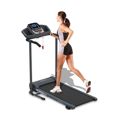 SereneLife Home Fitness Smart Treadmill with Bluetooth and Manual Incline
