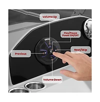 Pyle 2-Ch. Bluetooth Marine Amplifier Kit, Waterproof, 600 Watt