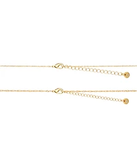 Unwritten Opalite Butterfly and Glass Cultivated Pearl Layered Pendant Necklace Set