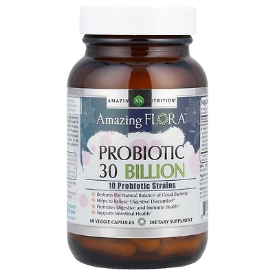 Amazing Nutrition Amazing Flora Probiotic 30 Billion Cfu