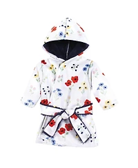 Hudson Baby Girls Mink with Faux Fur Lining Pool and Beach Robe Cover-ups