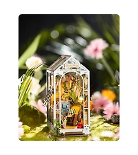 Flash Popup Diy 3D Book Nook Kit Flower House 176pcs