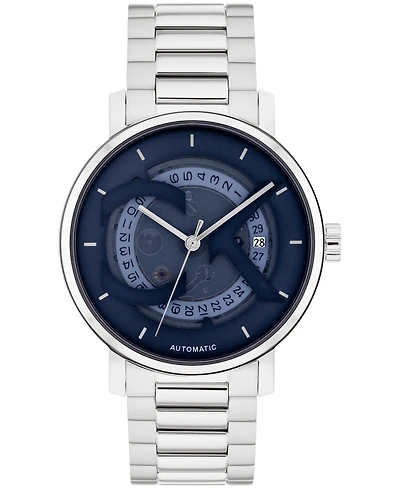 Calvin Klein Unisex Iconic Silver Stainless Steel Bracelet Watch 40mm