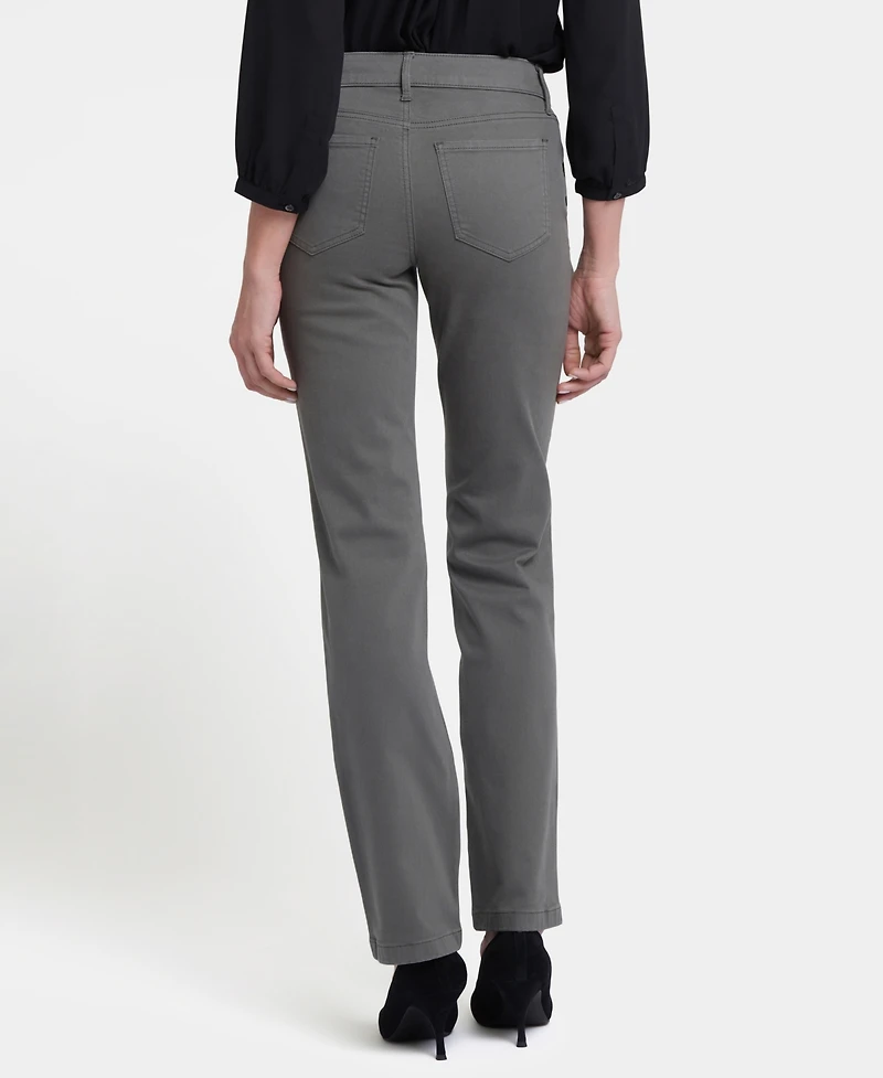 Nydj Women's Marilyn Straight Utility Pocket Jeans