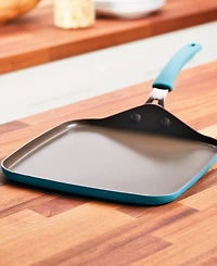 Cook + Create Aluminum 11-Inch Nonstick Griddle Pan, Gray
