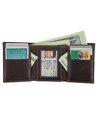 Timberland Men's Cloudy Trifold Leather Wallet