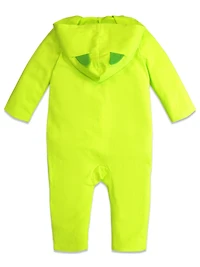 Monsters Inc. Little Boys Pixar Mike Wazowski Zip Up Cosplay Coverall
