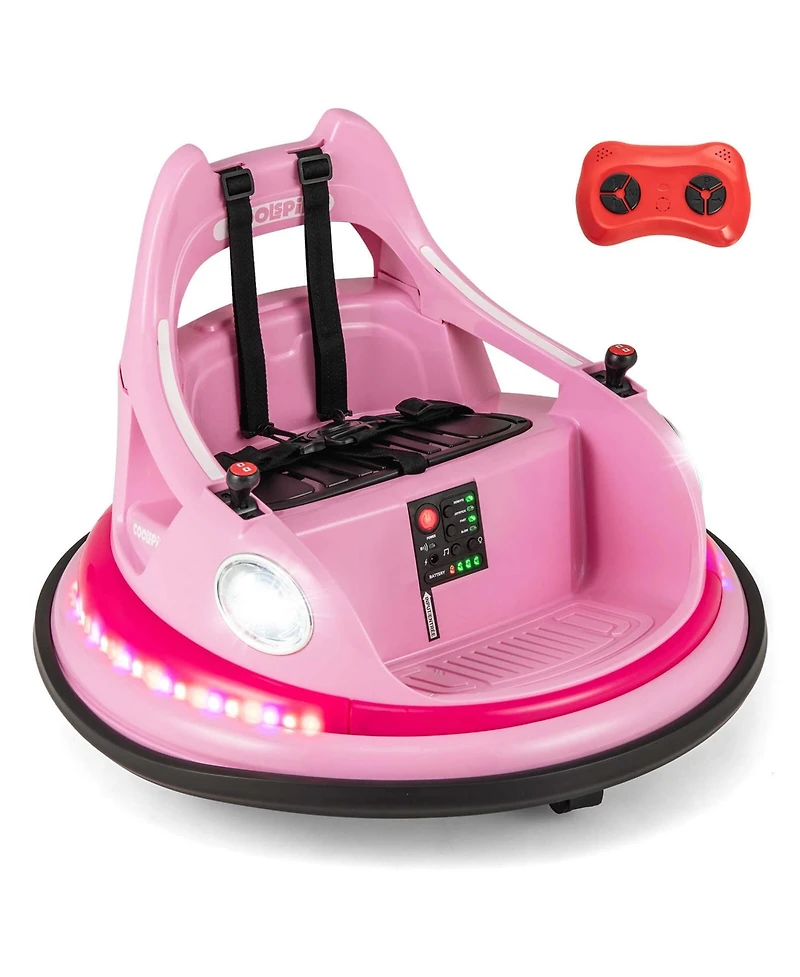 12V Kids Electric Ride On Bumper Car Battery Powered with Remote Control