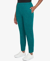 Alfred Dunner Women's French Quarter Soft Brushed Knit Jogger Pants