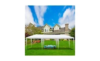 Slickblue Durable Outdoor Party Tent with Non-Cloth Pe and Sprayed Iron Pipe for Events