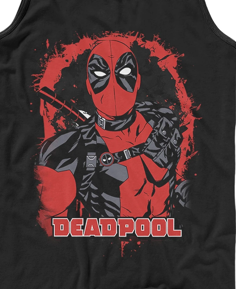 Fifth Sun Men's Painted Deadpool Tank
