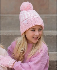 Bits & Bows Girls Big Sis Bobble Hat
