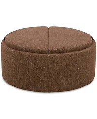Jharli Fabric Storage Ottoman, Created for Macy's