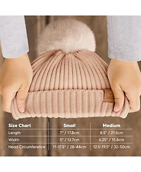 KeaBabies 2pk Baby Hats, Beanies, Newborn Hats for Girls, Boys, Winter Hat, 0-6 Months Infant Hat