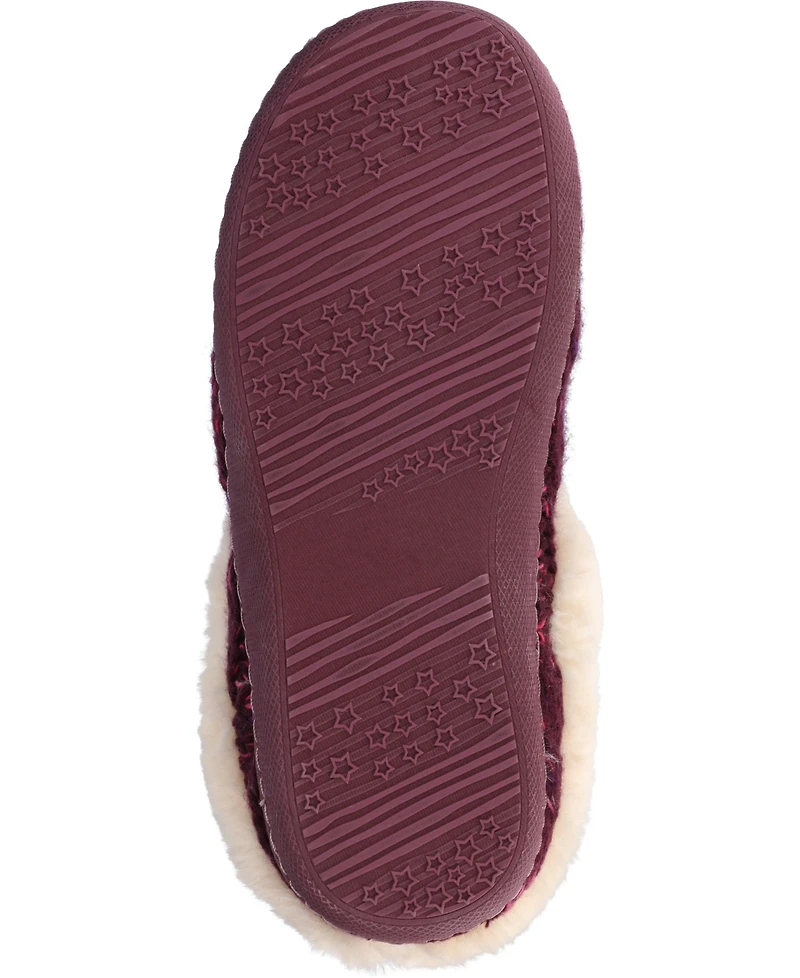 Journee Collection Women's Adiah Round Toe Knitted Clog Slippers