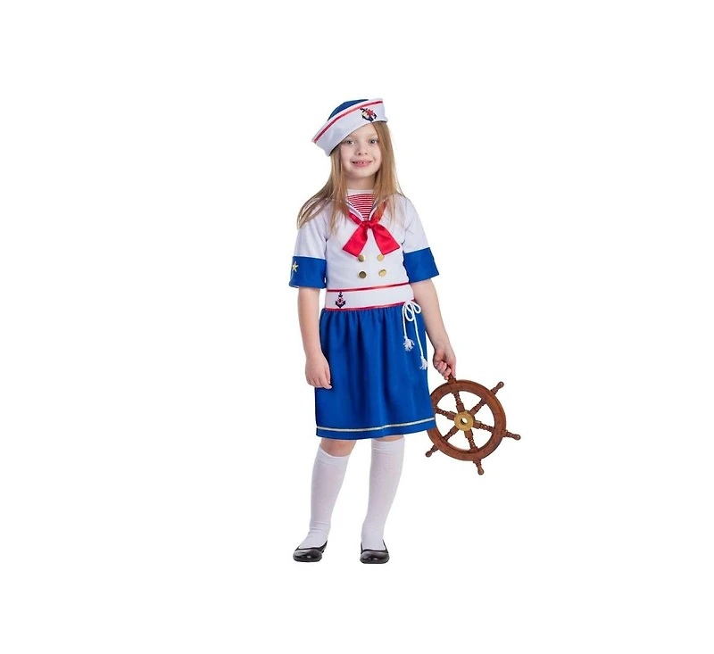 Dress Up America Sailor Girl Costume - Kids Girls