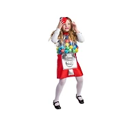 Dress Up America Gumball Machine Costume - Toddlers Girls