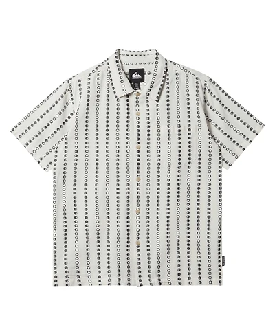 Quiksilver Men's Lunar Phases Casual Short Sleeve Shirt