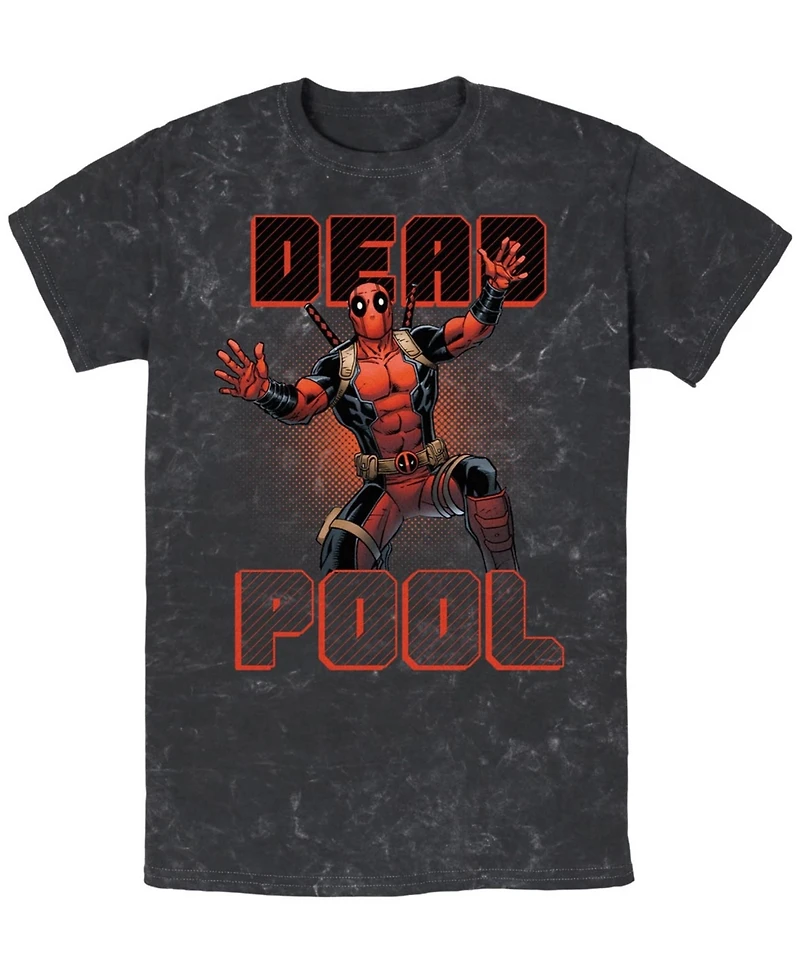 Fifth Sun Men's Deadpool Short Sleeve Mineral Wash Tee