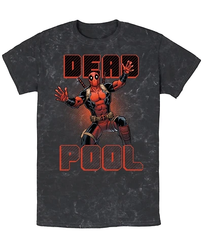 Fifth Sun Men's Deadpool Short Sleeve Mineral Wash Tee