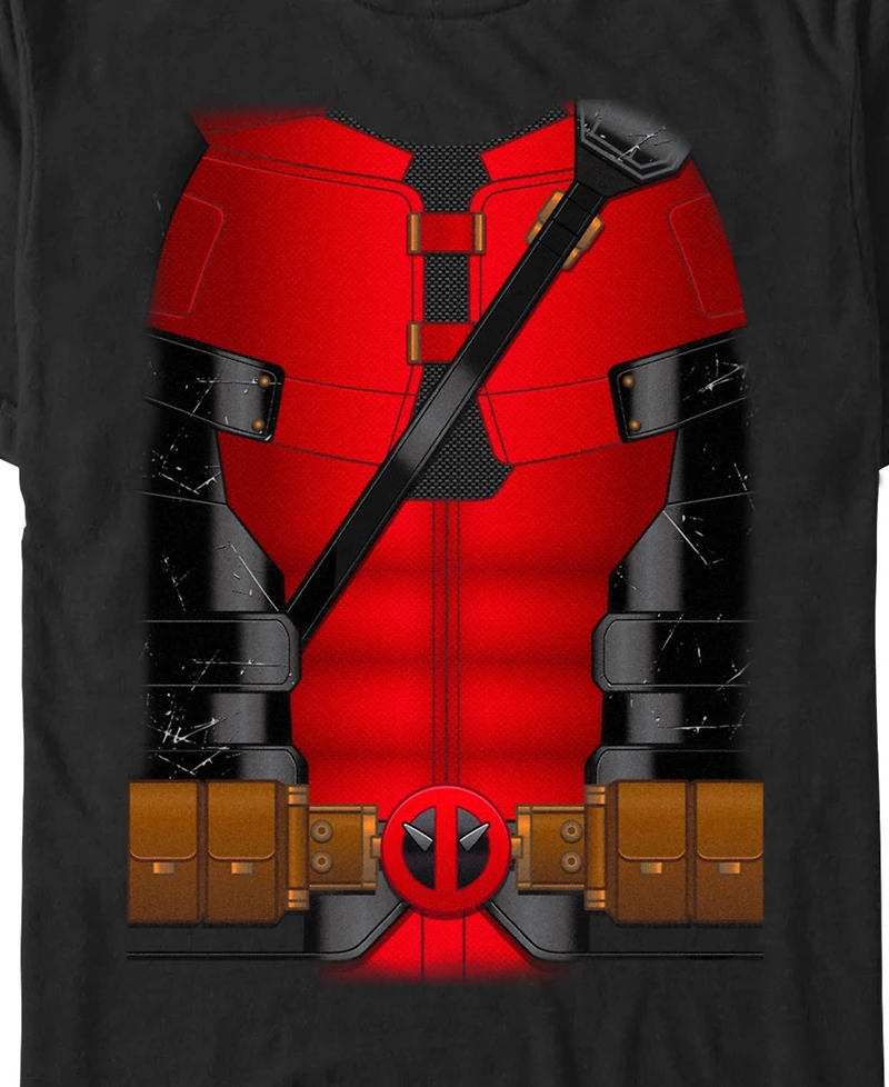 Fifth Sun Men's Deadpool Costume Short Sleeve T-Shirt
