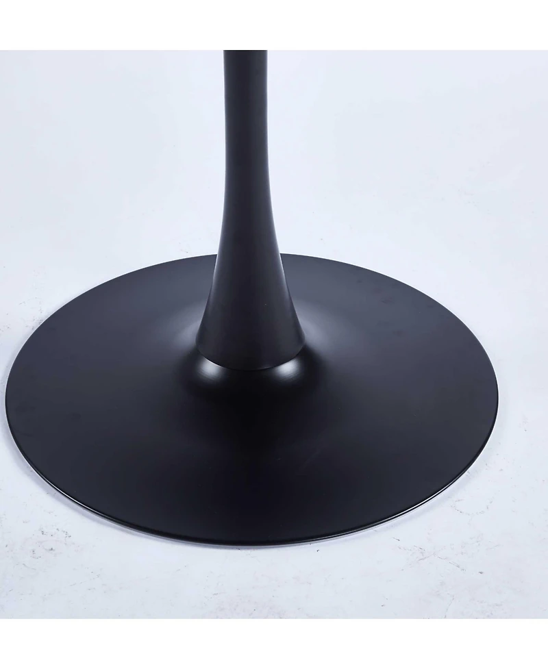 Special Mdf Dining Table – Black Kitchen Table, Ideal as an Executive Desk