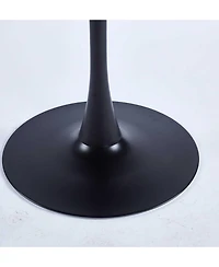 Special Mdf Dining Table – Black Kitchen Table, Ideal as an Executive Desk