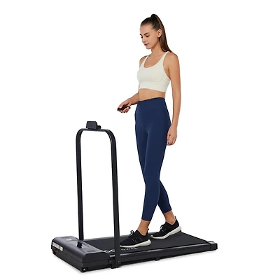 GoPowerBike GoFit Walking Pad Treadmill | with Remote Control | 6 Mile Max Speed 2-in-1