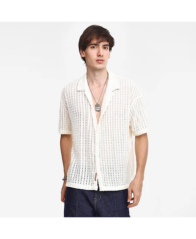 Campus Sutra Men's Polka Dot Shirt
