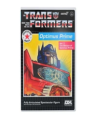 Super 7 Transformers Deluxe Wave One Optimus Prime (Vhs) Action Figure