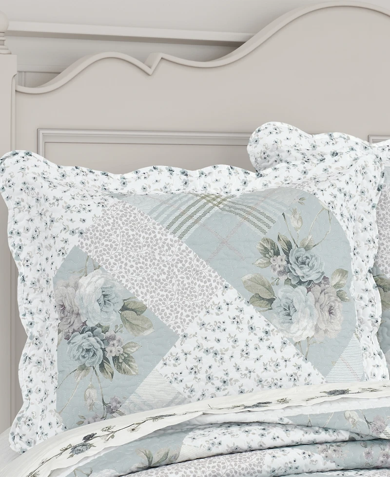 Royal Court Bungalow 3-Pc. Quilt Set, Full/Queen