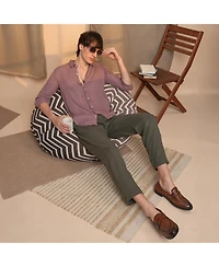 Campus Sutra Men's Nude Pink Woven-Textured Shirt