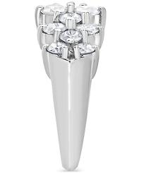 Diamond Horizontal Cluster Ring (2 ct. t.w.) in 14k White Gold