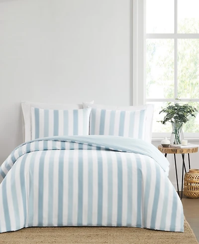 Truly Soft Aiden Stripe 3-Pc. Duvet Cover Set, Full/Queen