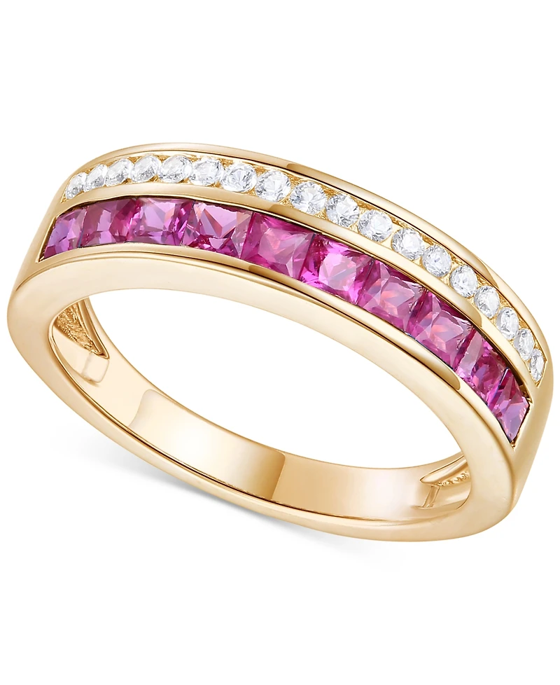 Macy's Ruby (1-1/5 ct. t.w.) & Diamond (1/5 ct. t.w.) Ring in 14k Yellow Gold