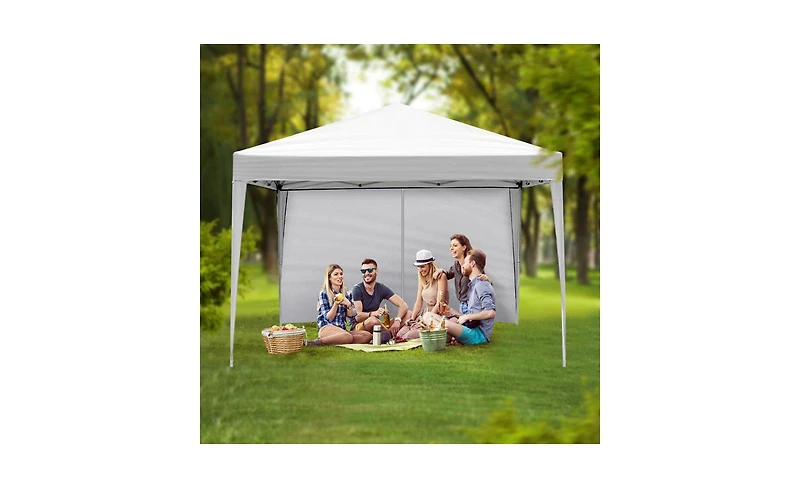 Slickblue Two Doors & Two Windows Practical Waterproof Right-Angle Folding Tent