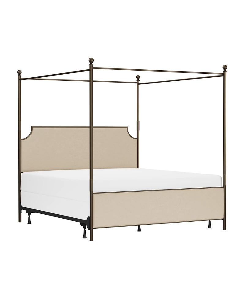 Hillsdale 52" Metal McArthur King Canopy Bed