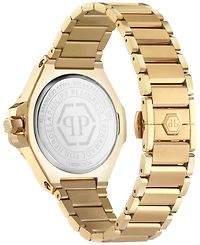 Philipp Plein Women's Lady Royal Crystal Gold Ion Plated Stainless Steel Bracelet Watch 39mm